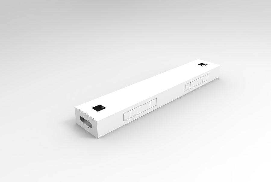 Boost Plus Single Sided Workstation Cable Tray To Suit 1200mm W Worktops (8834187624728)