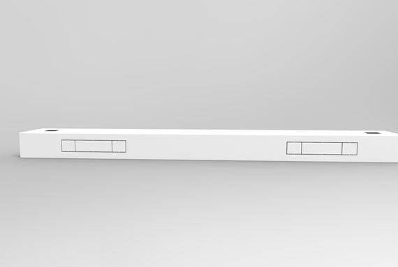 Boost Plus Single Sided Workstation Cable Tray To Suit 1500mm W Worktops (8834188706072)