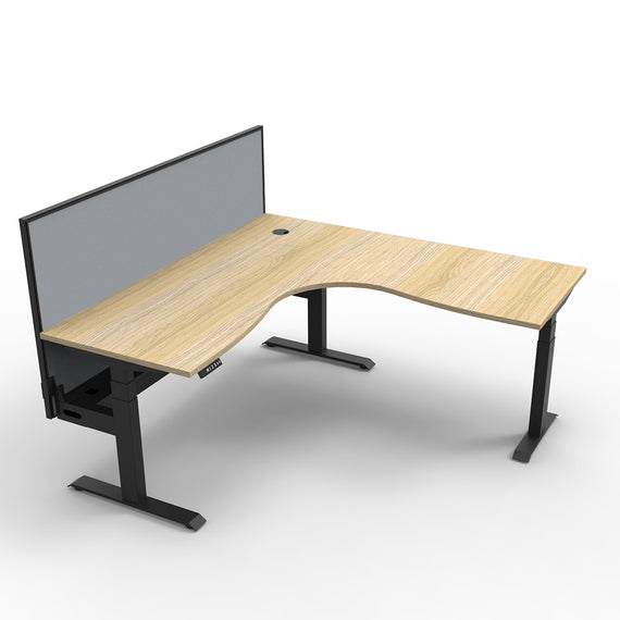 BOOST+ Corner Height Adjustable Workstation