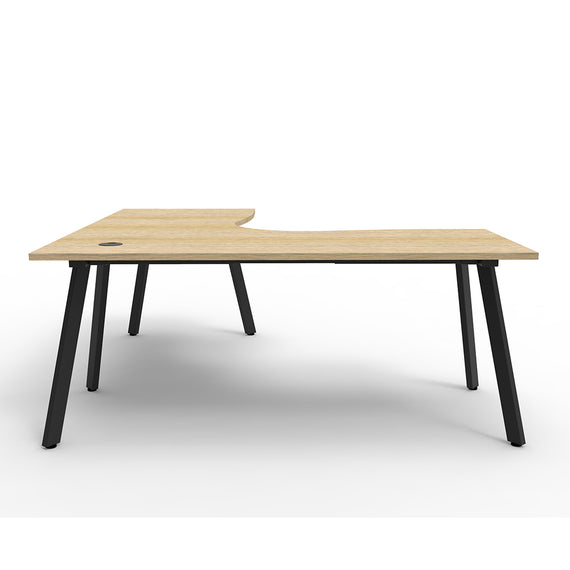 Deluxe Eternity Single Sided Corner Workstation