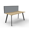 Deluxe Eternity Single Sided Workstation - With Screens