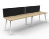 Deluxe Eternity Single Sided Workstation - With Screens (8820904460568)