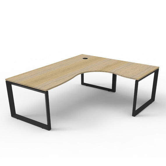 Deluxe Loop Leg Corner Workstation