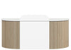Roxi Front Panel Counter Desk (8868645699864)