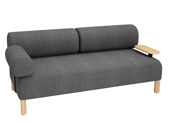 Pebbles 2 Seater + 2 Backrests + 1 Armrest + 1 Table (8843562156312)