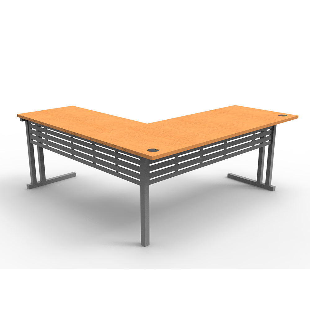Rapid Span Open C Leg Workstation with Return – Applied Furniture