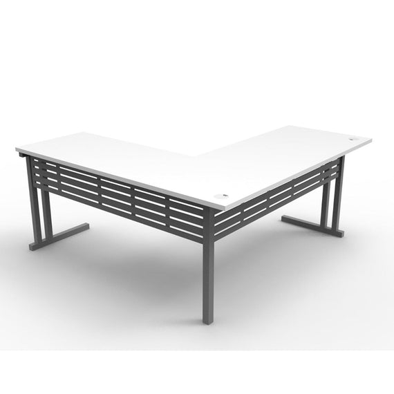 Rapid Span Open C Leg Workstation with Return