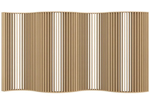 Curved Snake Slat Wall (8872950595864)