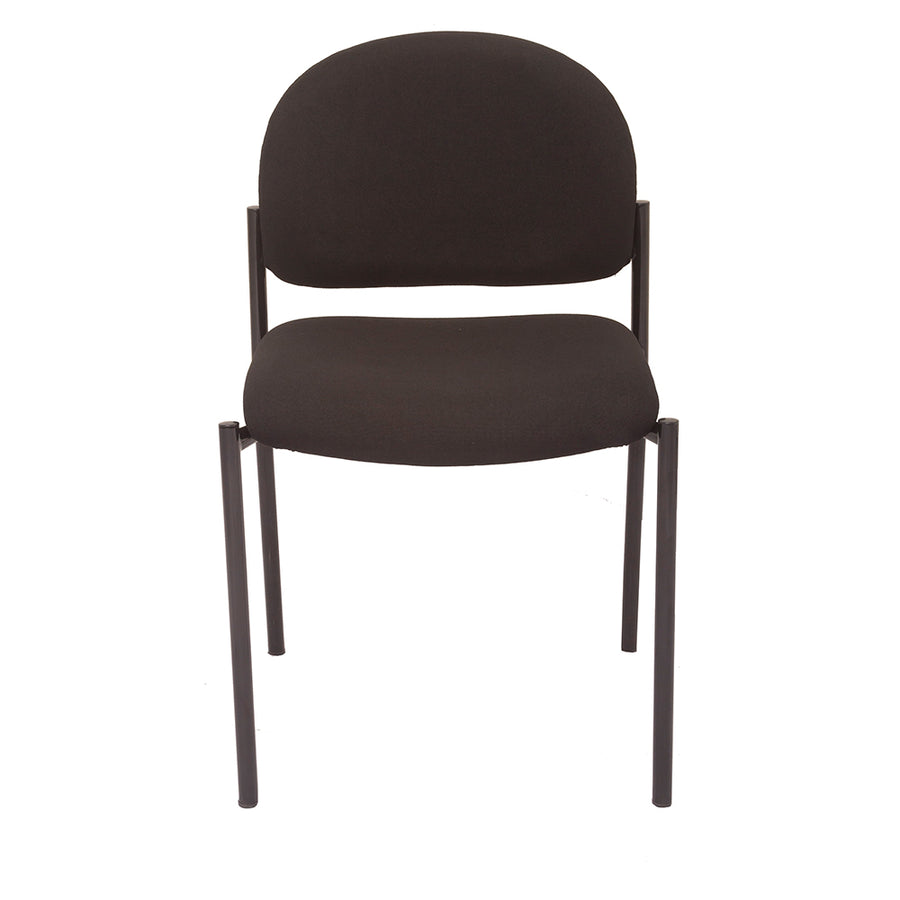 V100 Black Stacking Visitor Chair