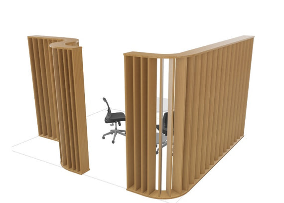 Combination Slat Wall (8872958329112)