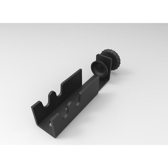 Rapid Infinity Return/Corner Workstation Rail Clamp (Set of 2)