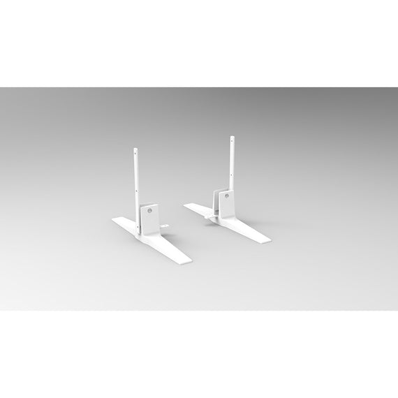 Pair Of Powdercoated Free Standing Feet To Suit Shush30+ Screens