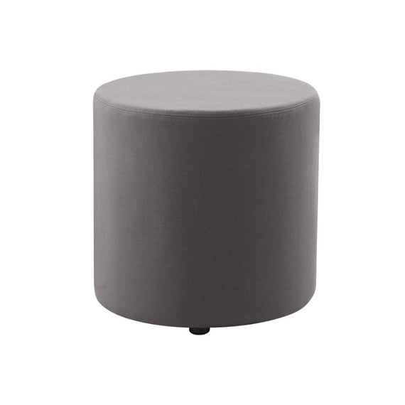 Mars Charcoal Round Ottoman