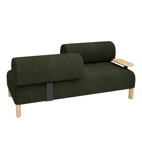 Pebbles Two Seater + 2 Backrests + Table (Opposite Facing)