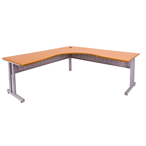 Rapid Span Corner Workstation With C Leg