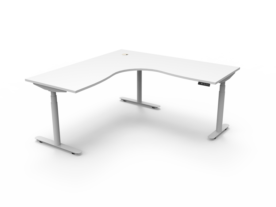 Halo+ Corner Height Adjustable Workstation